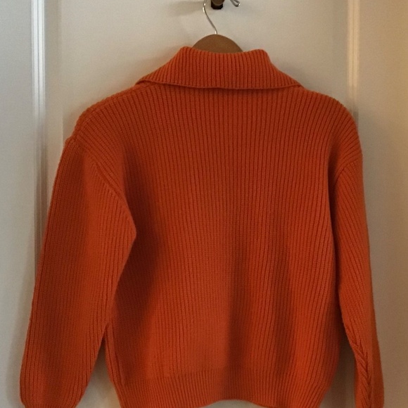 Tangerine orange Cardigan size L - Picture 4 of 5